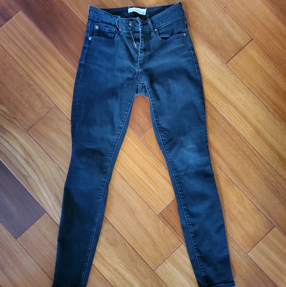 Black Denim Skinny Jeans